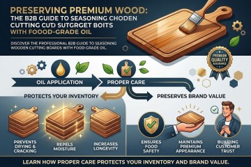 Preserving Premium Wood: The B2B Guide to Seasoning Cutting Boards with Food-Grade Oil