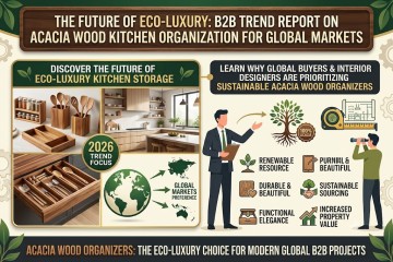 The Future of Eco-Luxury: B2B Trend Report on Acacia Wood Kitchen Organization for Global Markets