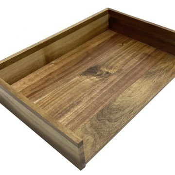 Acacia Wood Rectangular Desk Organizer Tray - Natural & Durable