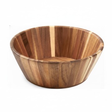 Superior Acacia Wood Salad Bowl - Durable & Eco-Friendly Tableware