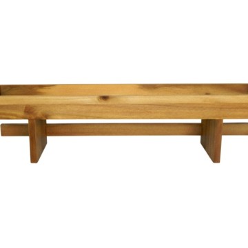 Acacia Wood Bath Caddy – Elegant Bathroom Organization Solution