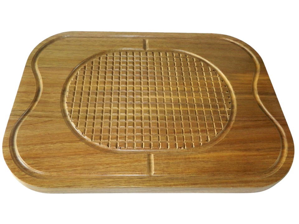 First-rate Acacia Wood Chopping Board with Juice Groove - Durable Kitchenware