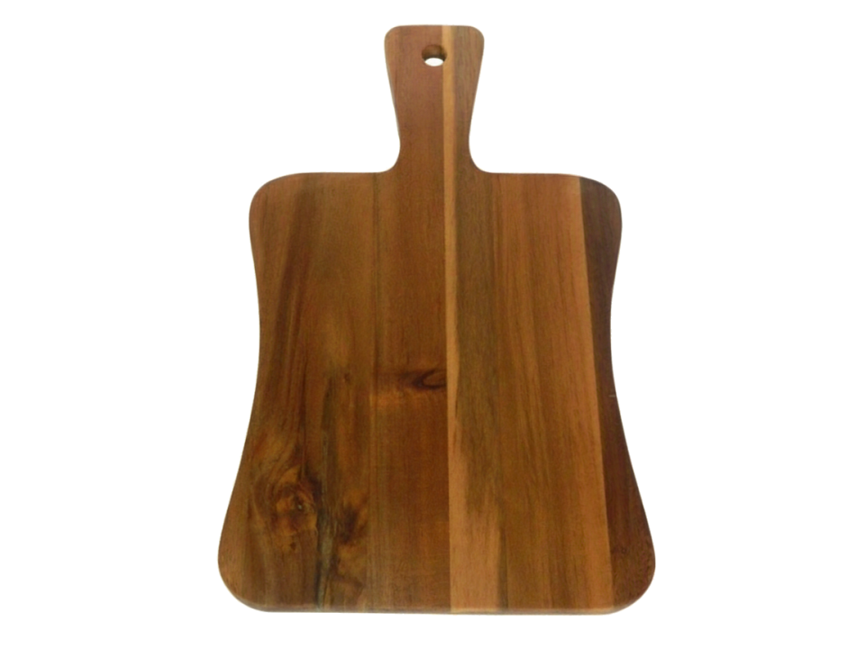 The Curvy Classic Acacia Wood Serving Board with Handle