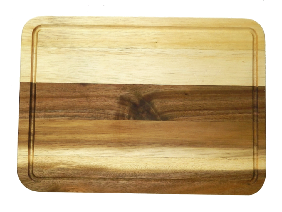 Premium Acacia Wood Cutting Board with Juice Groove - Durable Kitchen Essentials