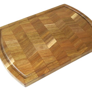 Acacia Wood Herringbone Cutting Board - Durable & Stylish Kitchen Essential