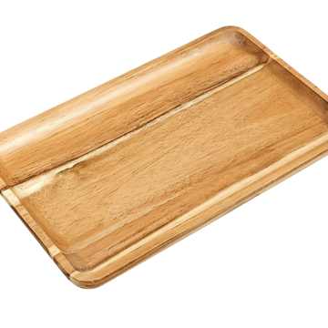 Acacia Wood Rectangular Serving Platter - Sustainable Kitchenware