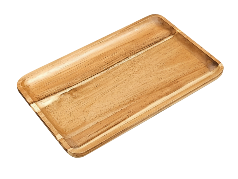 Acacia Wood Rectangular Serving Platter - Sustainable Kitchenware