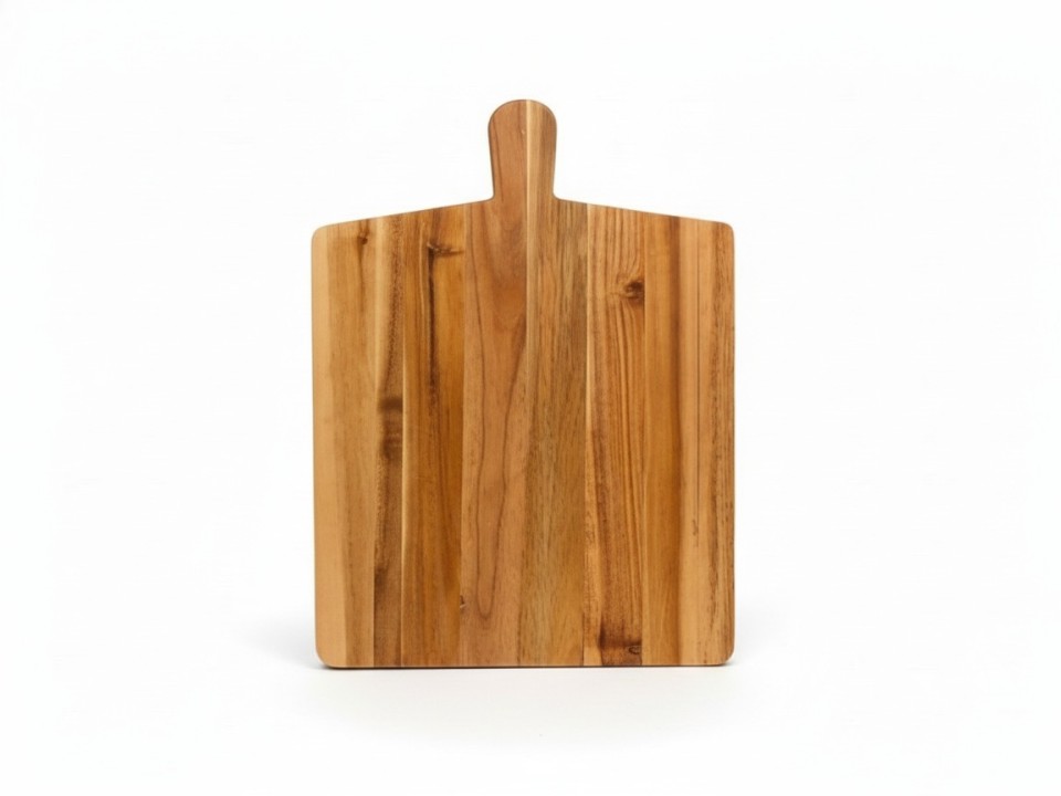 Acacia Wood Charcuterie Board - Versatile Wooden Serving Platter for Gourmet Food Display