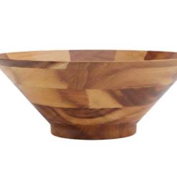 Mastercrafted Acacia Wood Salad Bowl - Handcrafted Natural Tableware