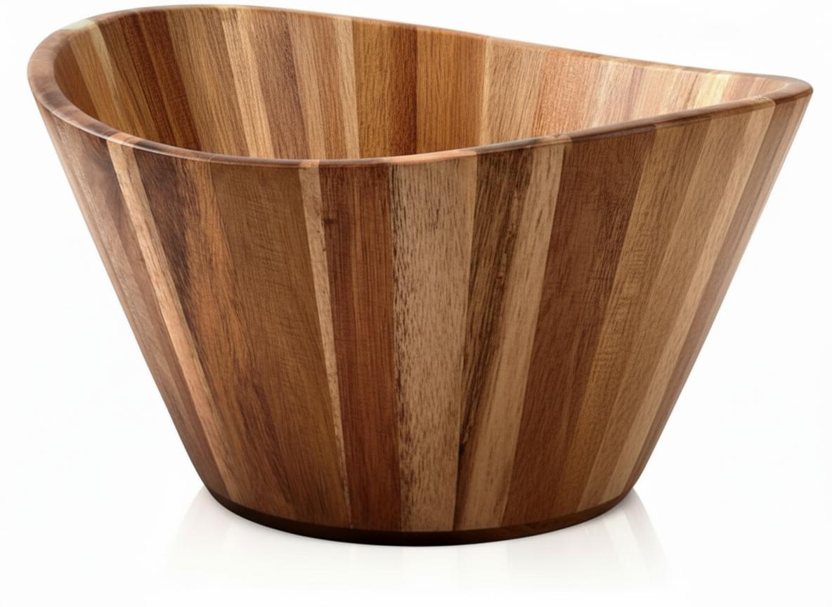 Acacia Wood Serving Bowls - Vietnam Wholesale | US & EU Market