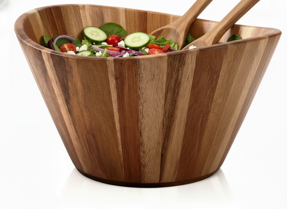 Acacia Wood Serving Bowls - Vietnam Wholesale | US & EU Market