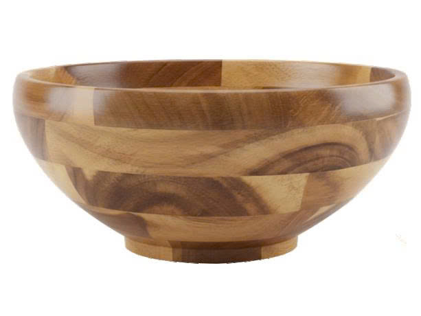 Acacia Wood Serving Bowl | Durable Kitchenware | USA & EU