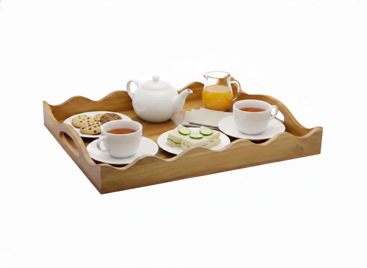 Exquisite Acacia Wood Serving Tray - US & EU Home Decor