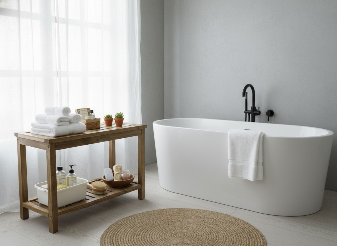 Acacia Wood Bath Bench & Shower Seat - US & EU Wholesale