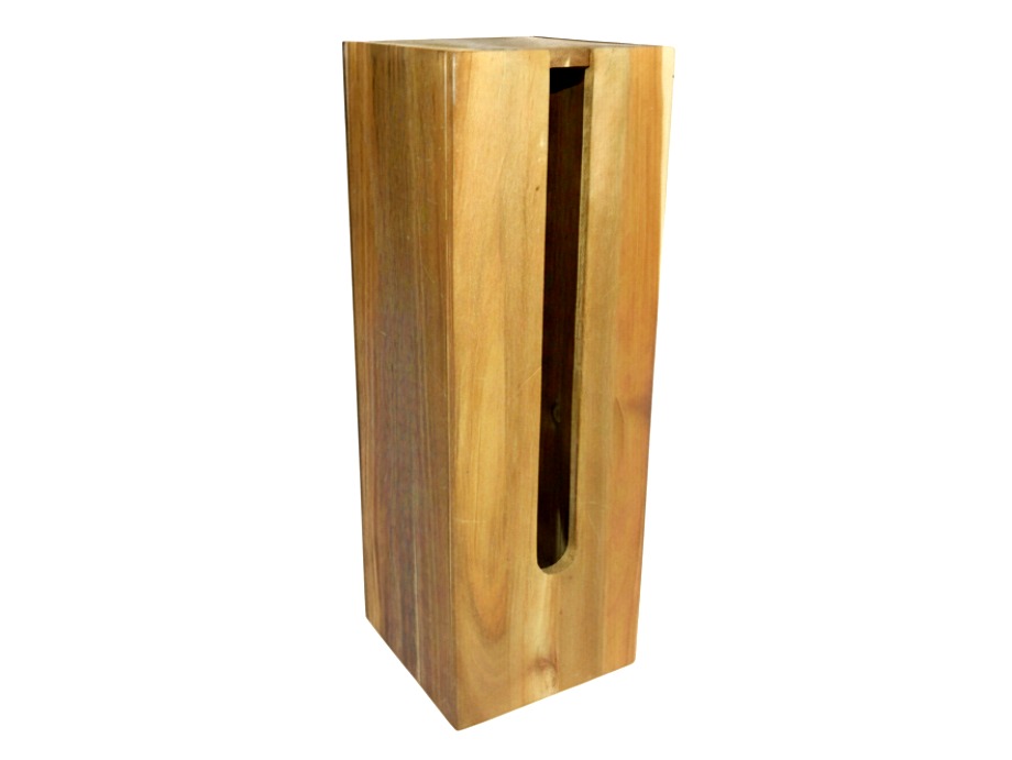 Acacia Wood Paper Holder | Premium Kitchenware | US & EU