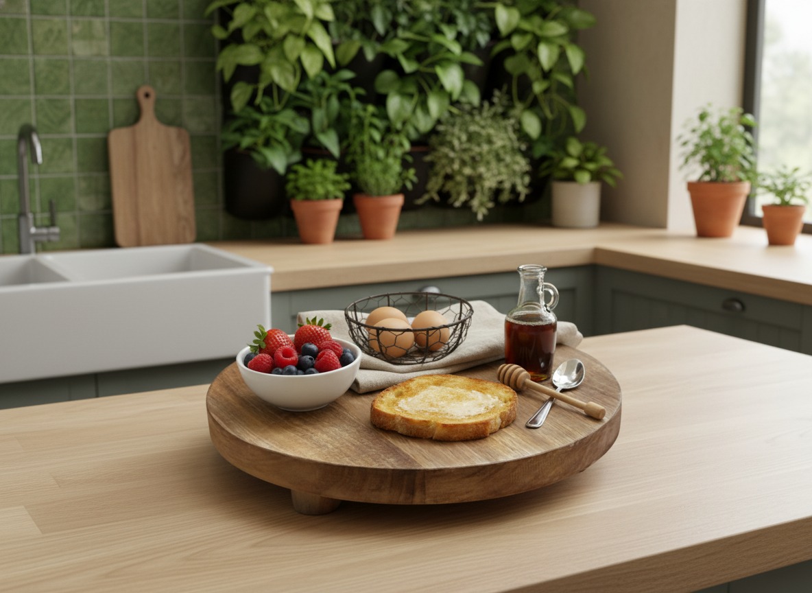 Superior Acacia Footed Board | Wholesale Vietnam Woodware