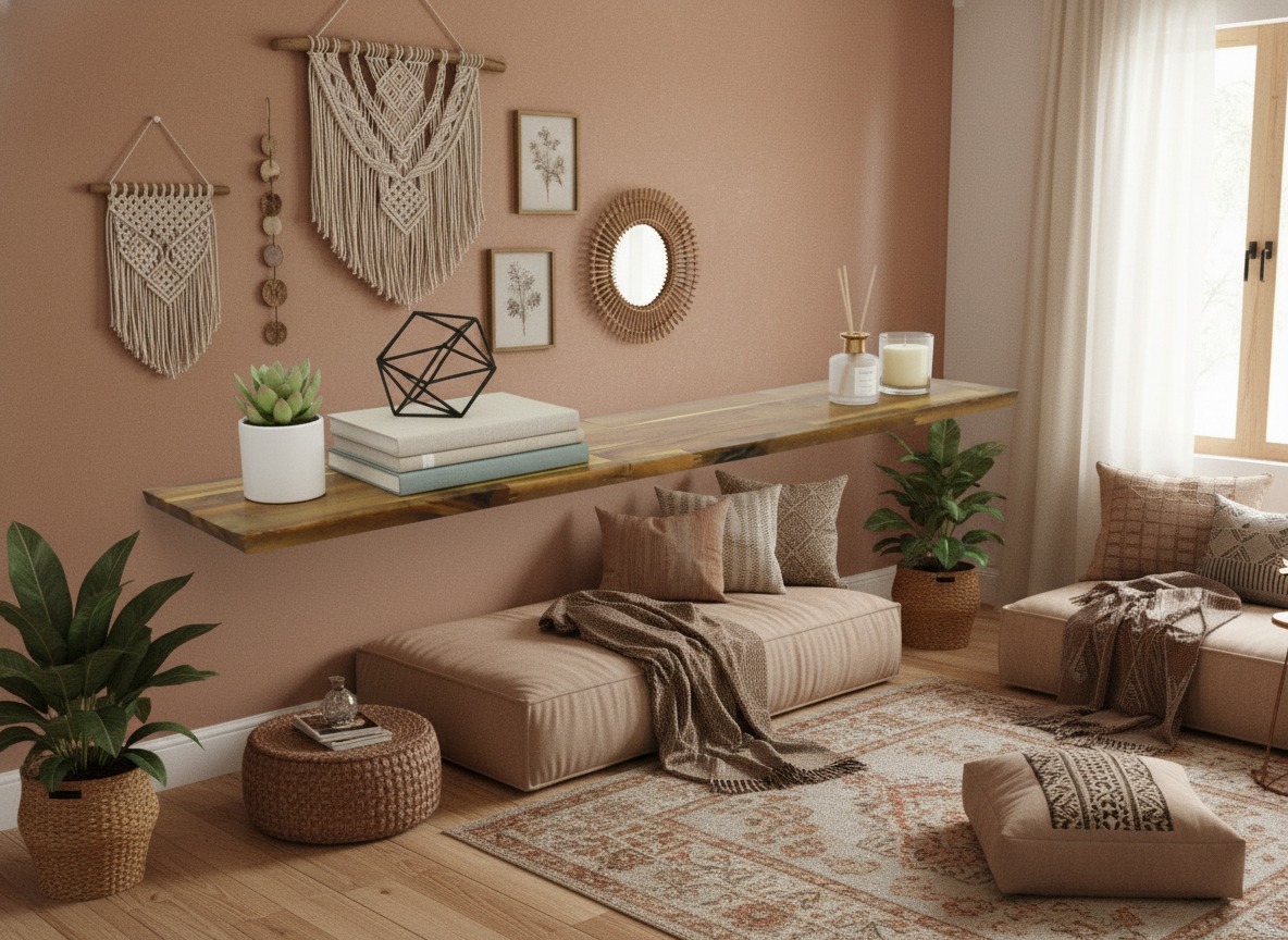 Acacia Wood Wall Shelves | Durable 