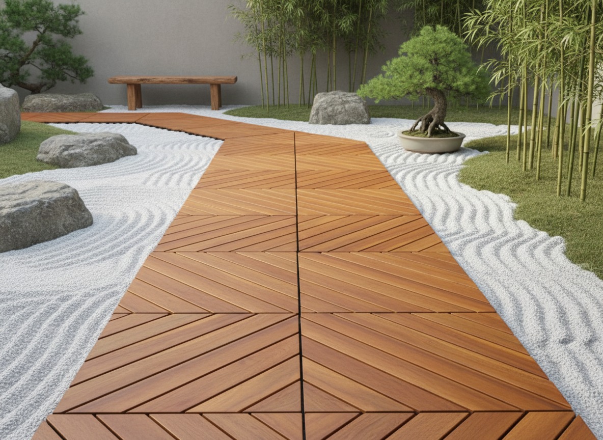 Top-Tier Acacia Deck Tiles for US & EU Patios - Wholesale