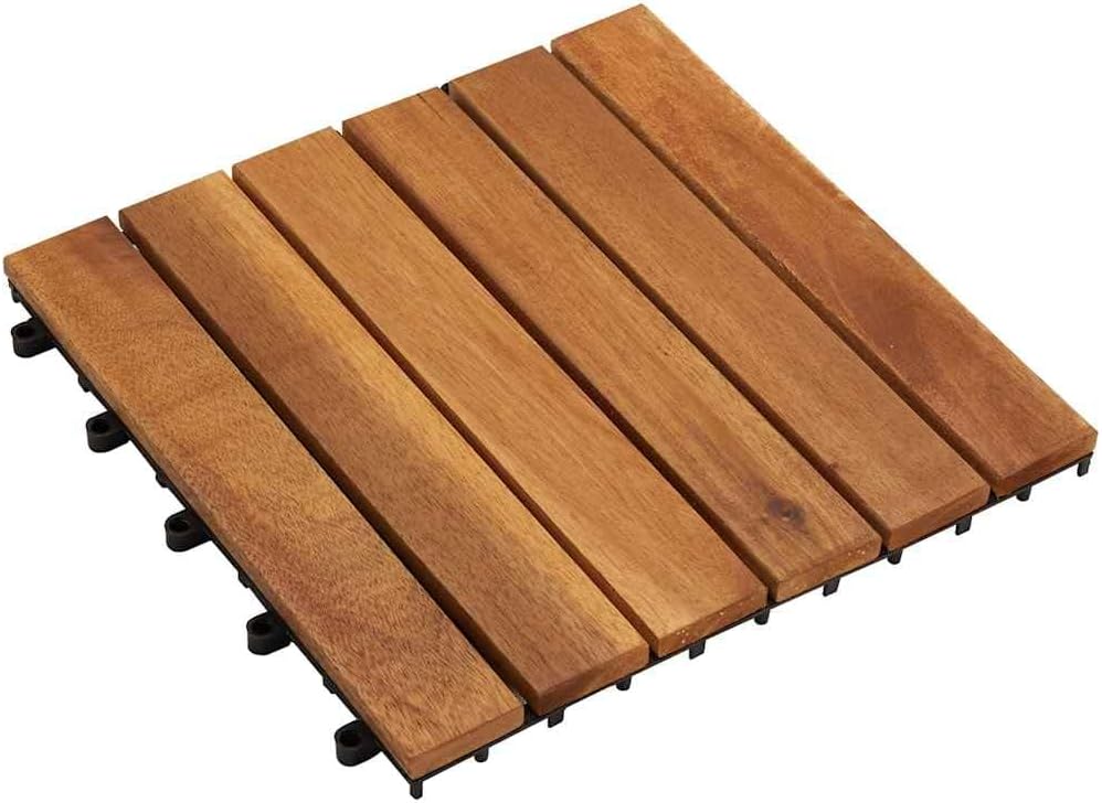Superior Acacia Deck Tiles | Interlocking Outdoor Flooring USA/EU
