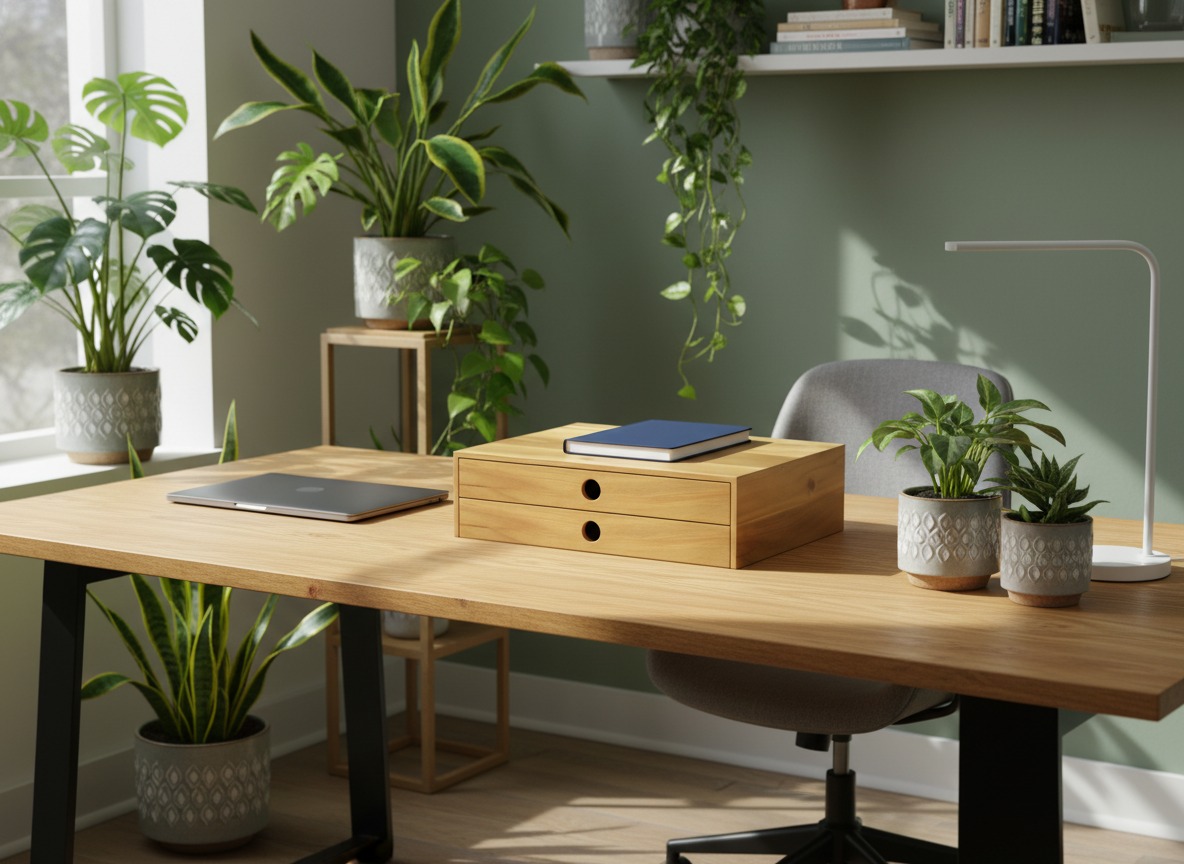 Acacia Wood Desk Organizer | Wholesale US & EU | Vietnam