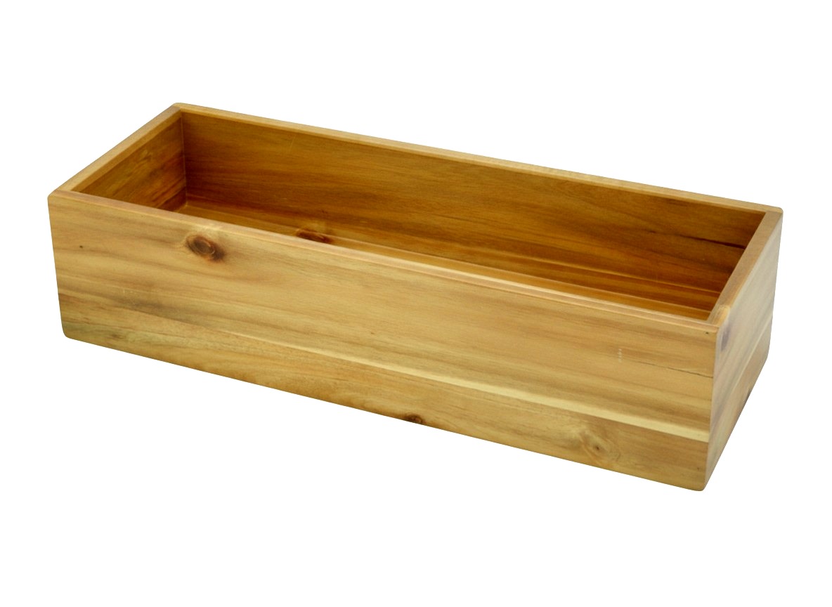 Acacia Wood Desk Organizer | Stylish Storage for US & EU