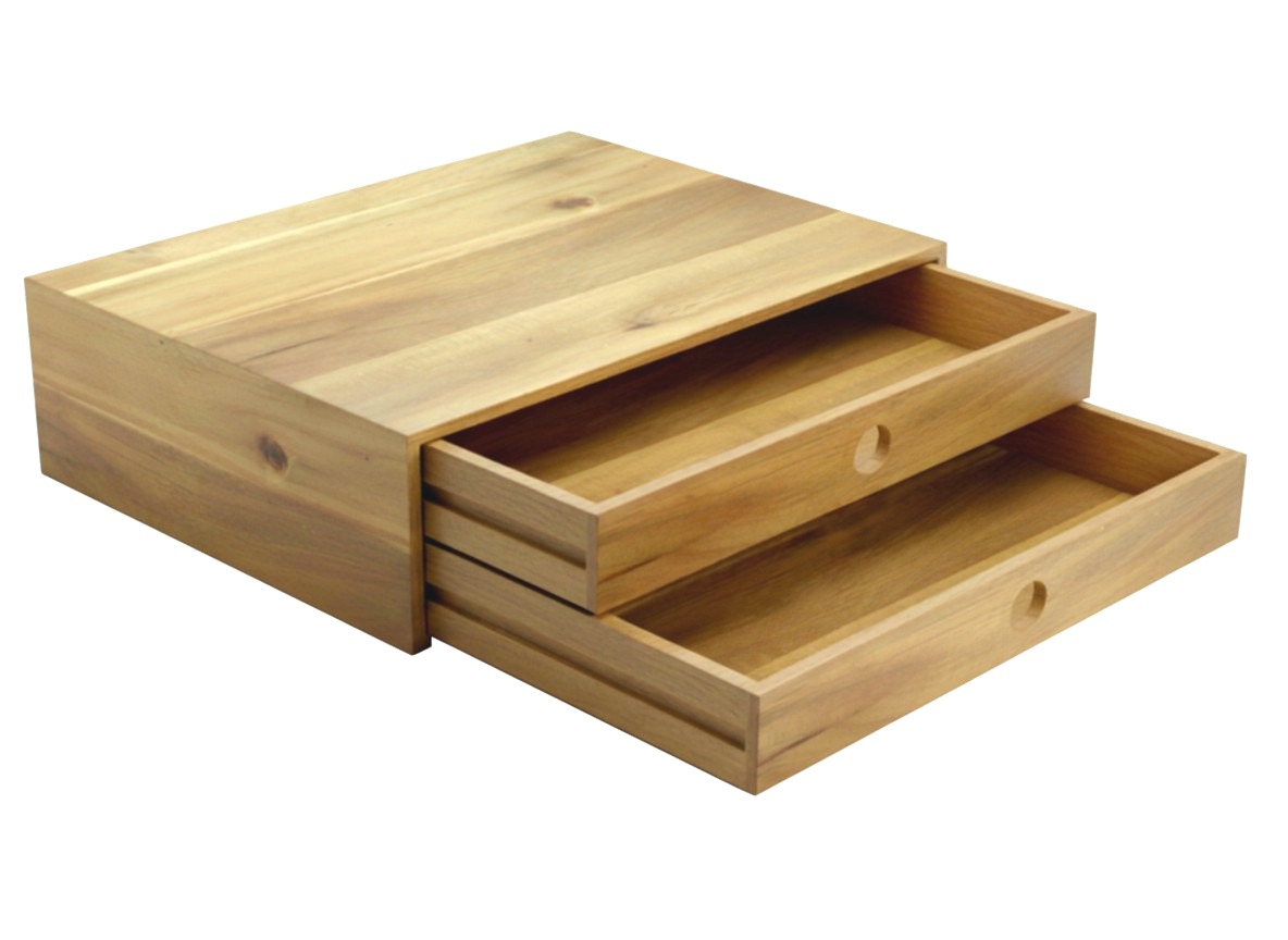 Acacia Wood Desk Organizer | Wholesale US & EU | Vietnam