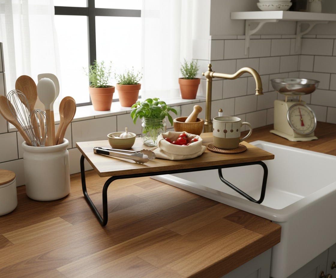 Acacia Wood Kitchen Helper - Modern Riser | Wholesale US/EU