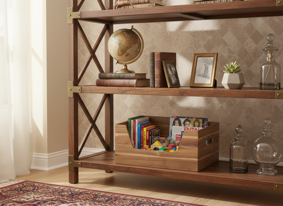 Acacia Wood Storage Bins Wholesale | Vietnam Supplier USA/EU