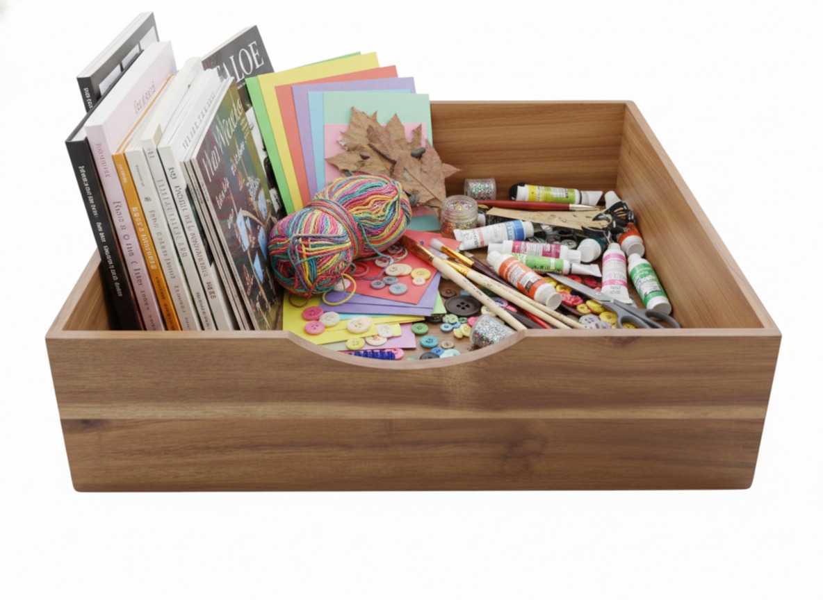 Acacia Wood Storage Bin | Premium Organizers for US & EU