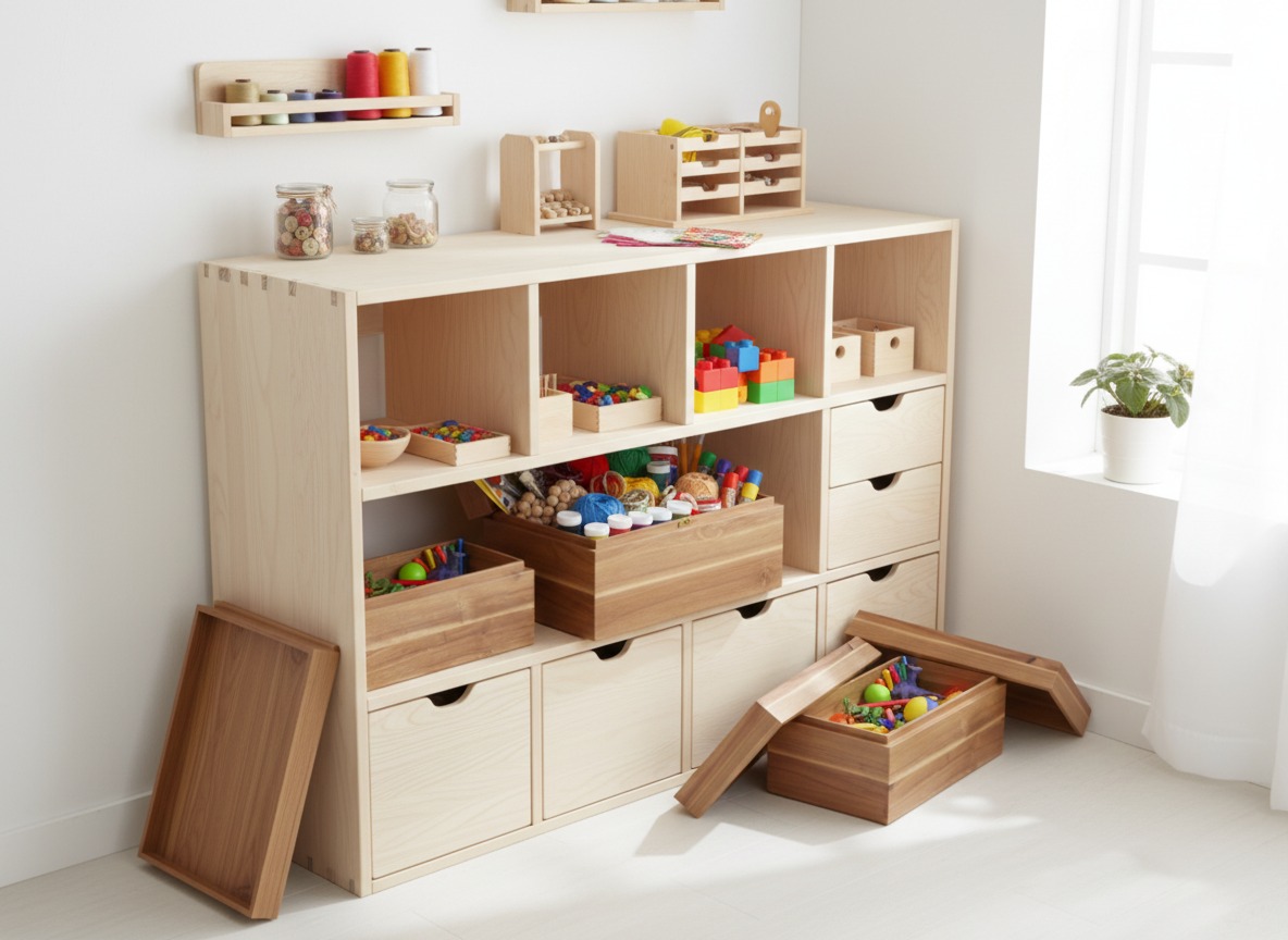 Acacia Wood Storage Boxes - Set of 3 | US & EU Wholesale