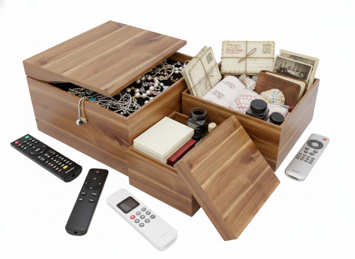 Acacia Wood Lidded Storage Bins | Wholesale Vietnam Export