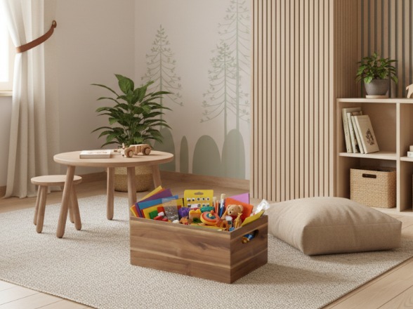 Acacia Wood Storage Bins | Wholesale & Export from Vietnam