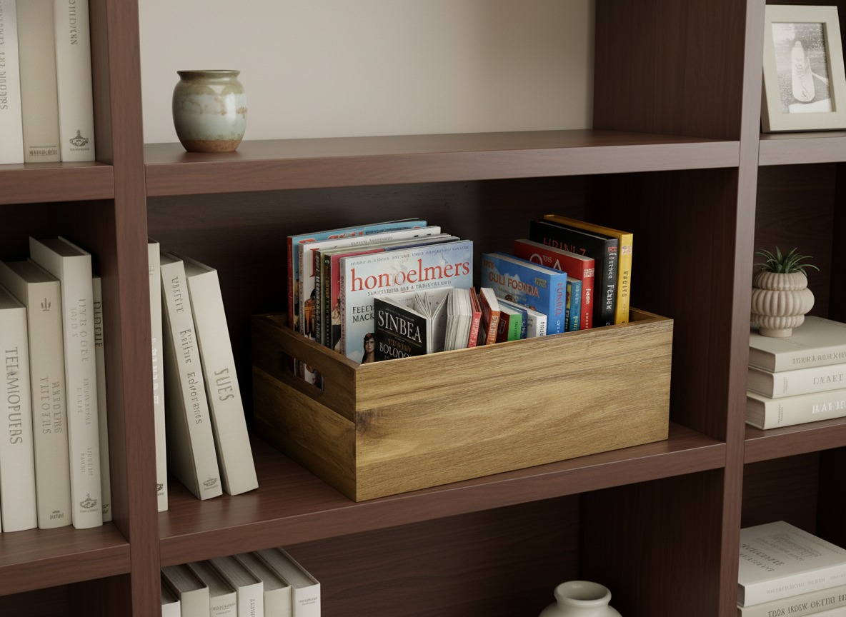 Acacia Wood Storage Bins | Wholesale & Export from Vietnam