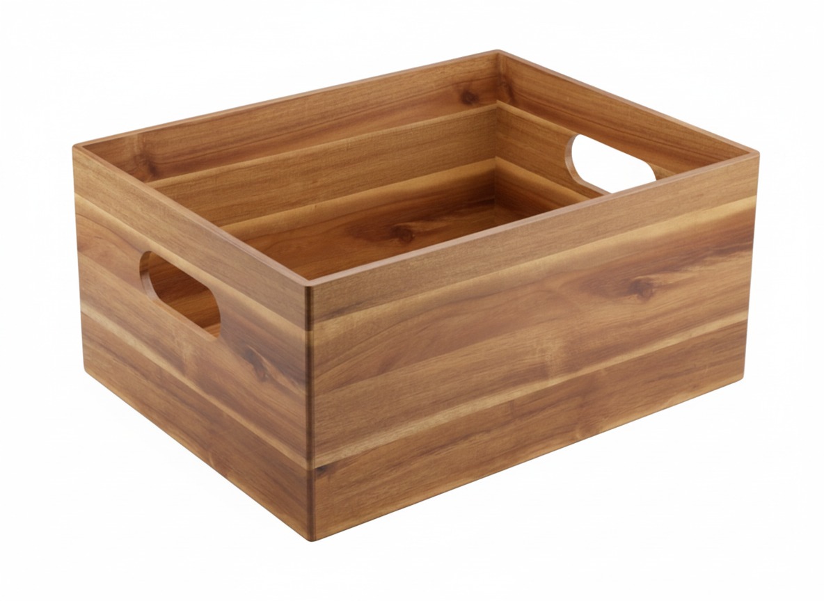 Acacia Wood Storage Bins | Wholesale Organizers US & EU