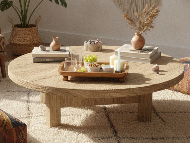 Premium Acacia Footed Platter | Wholesale Wood Riser
