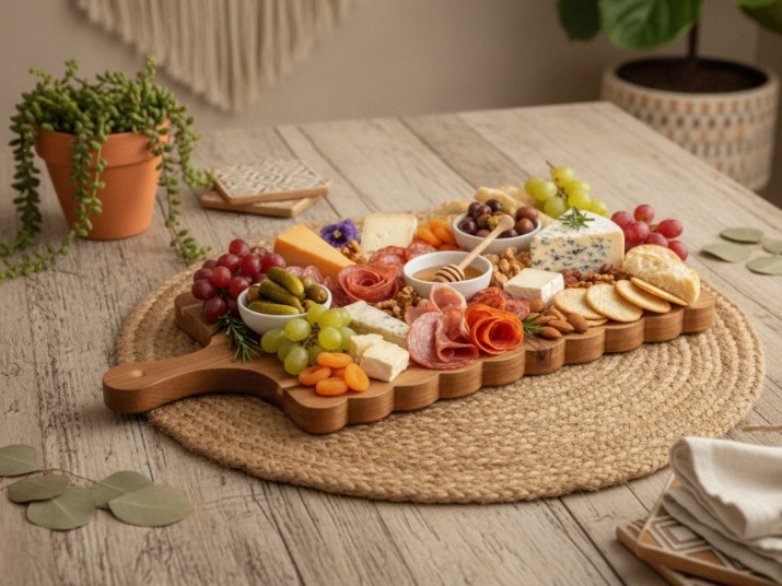 Ultimate Acacia Scalloped Serving Board