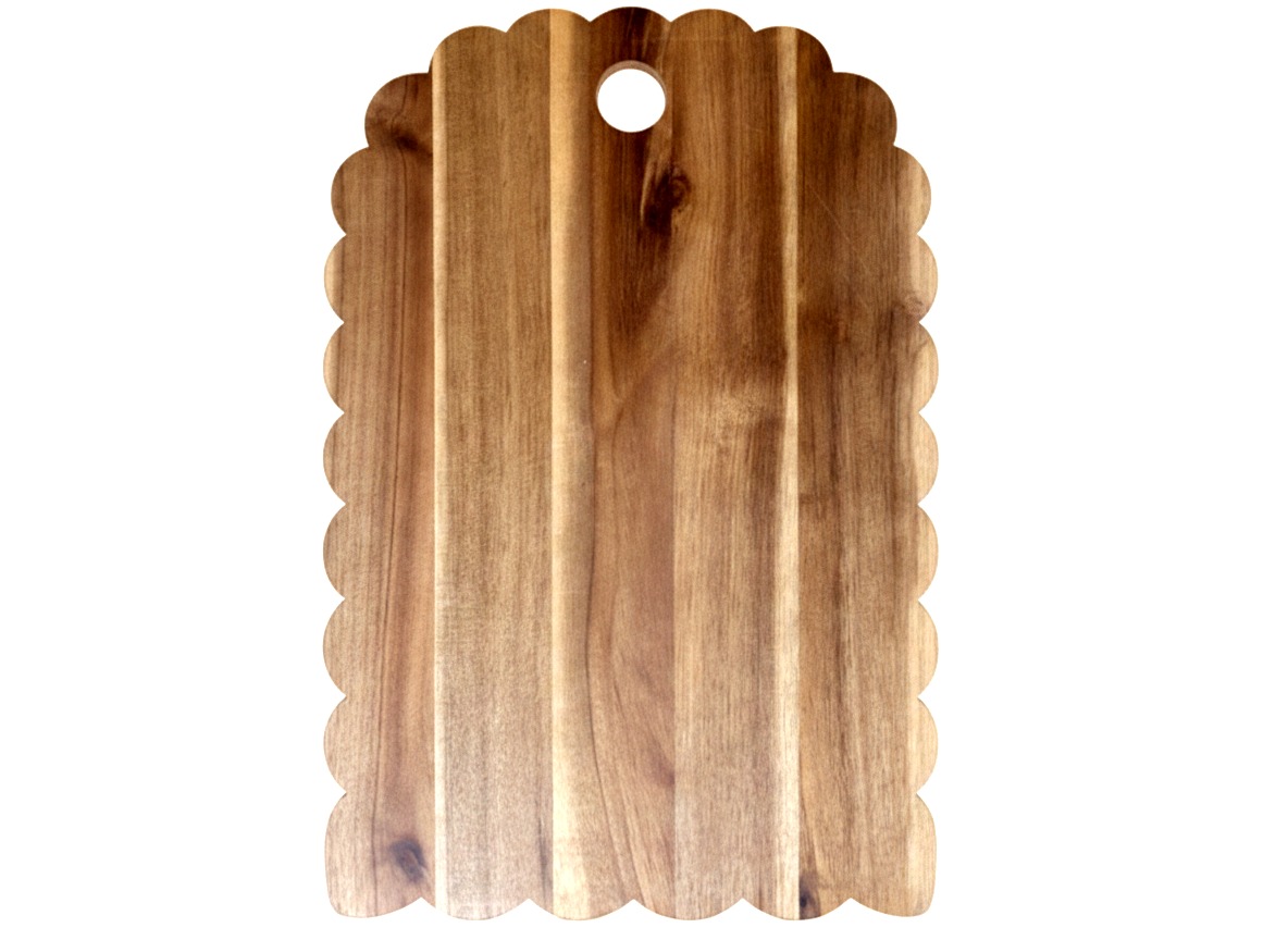 Pro Scalloped Acacia Wood Cutting Boards Wholesale
