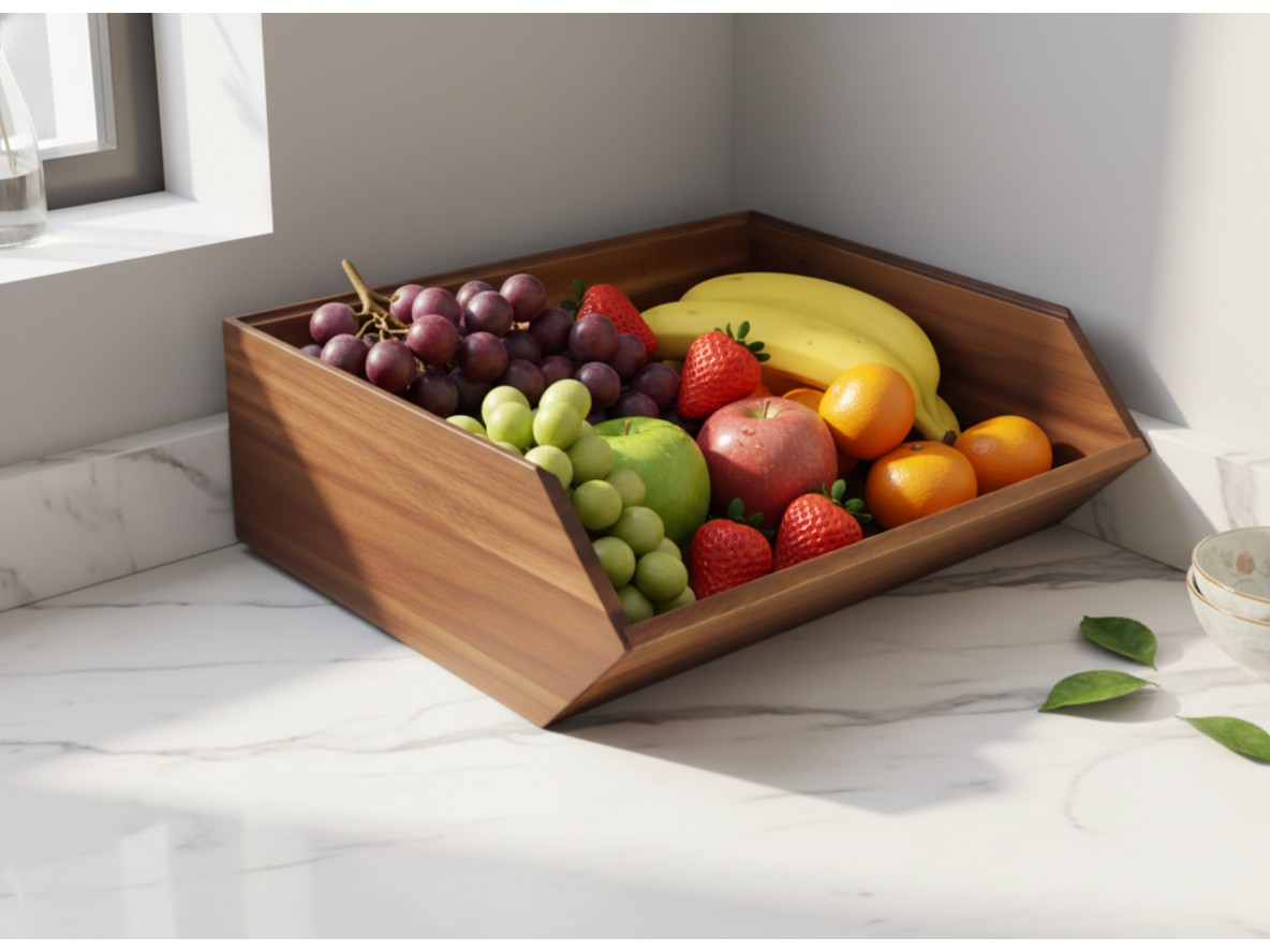 Acacia Wood Pantry Bins | Sustainable Storage for US & EU