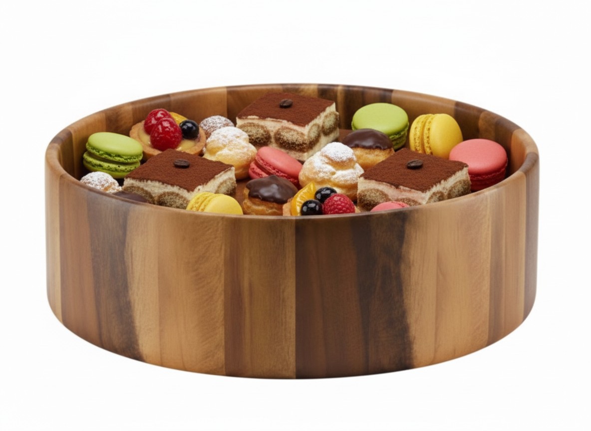 Acacia Wood Salad Bowl | Durable & Eco-friendly Kitchenware