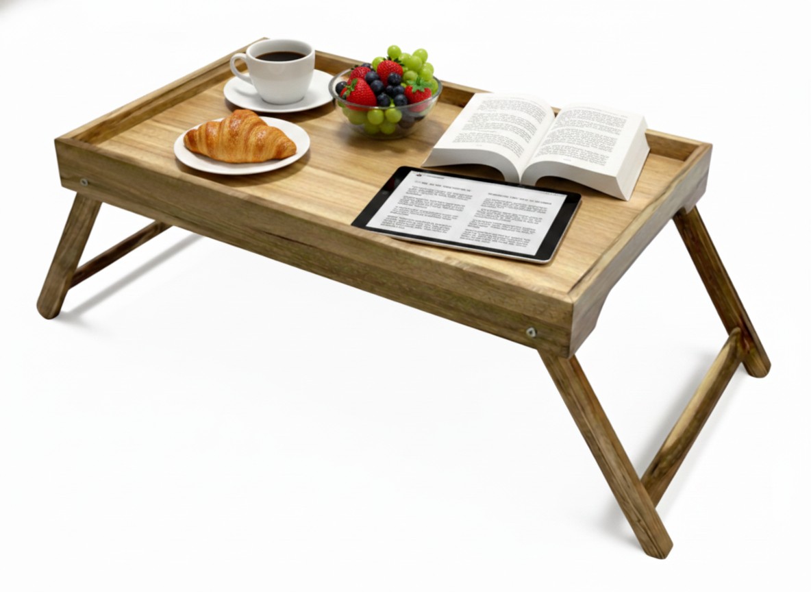Superior Acacia Wood Breakfast Tray | Vietnam Export to US & EU