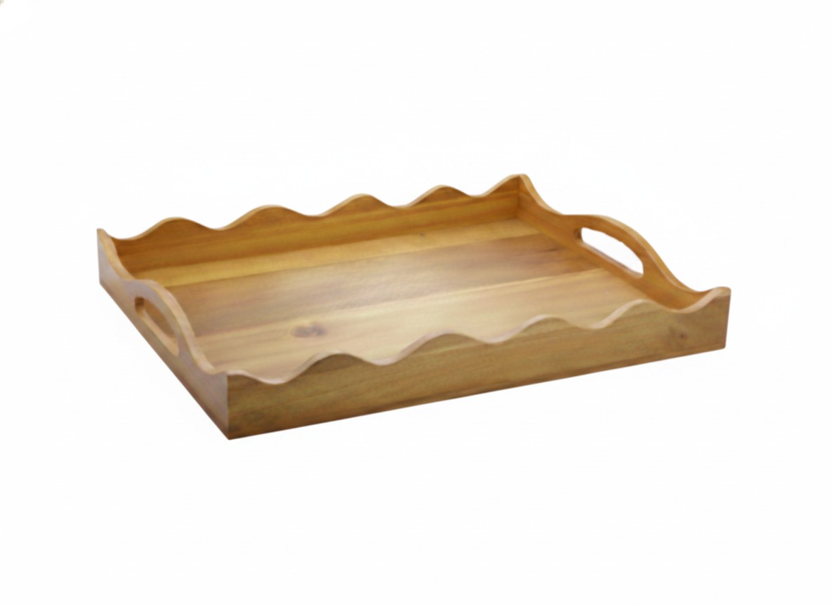 Exquisite Acacia Wood Serving Tray - US & EU Home Decor