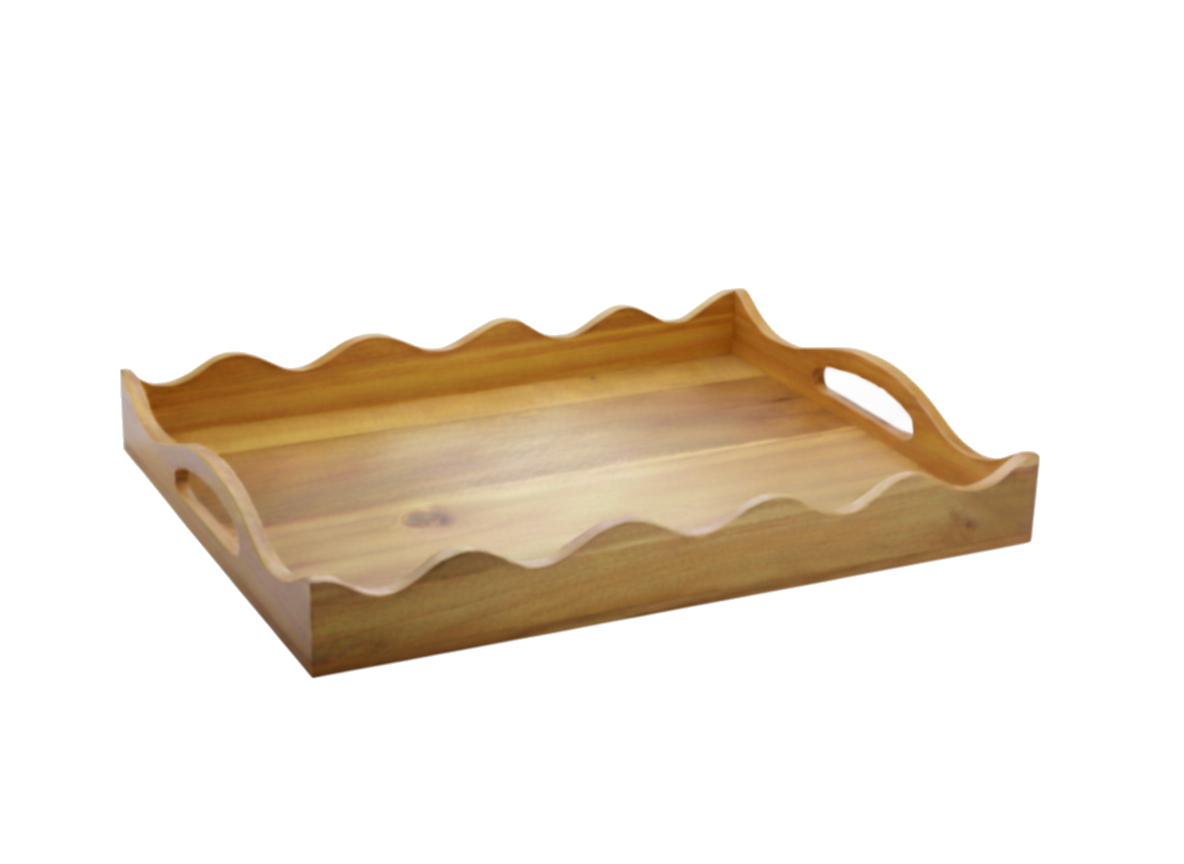 Exquisite Acacia Wood Serving Tray - US & EU Home Decor
