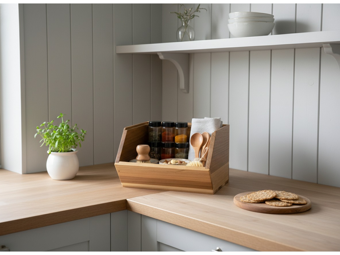 Acacia Wood Pantry Bins | Wholesale & Retail USA, EU