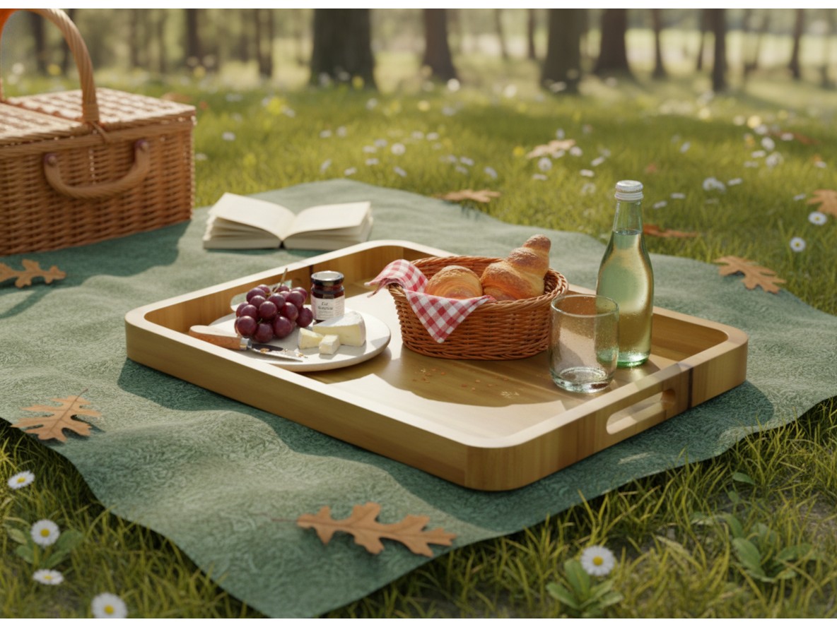 Superior Acacia Wood Tray | Vietnam Home Decor Exports