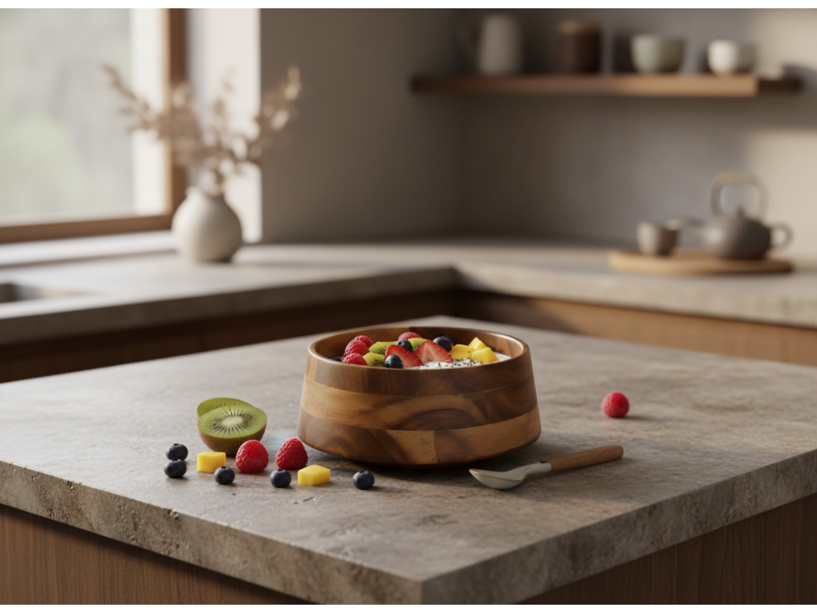 Acacia Wood Serving Bowls | Sustainable Kitchenware USA & EU