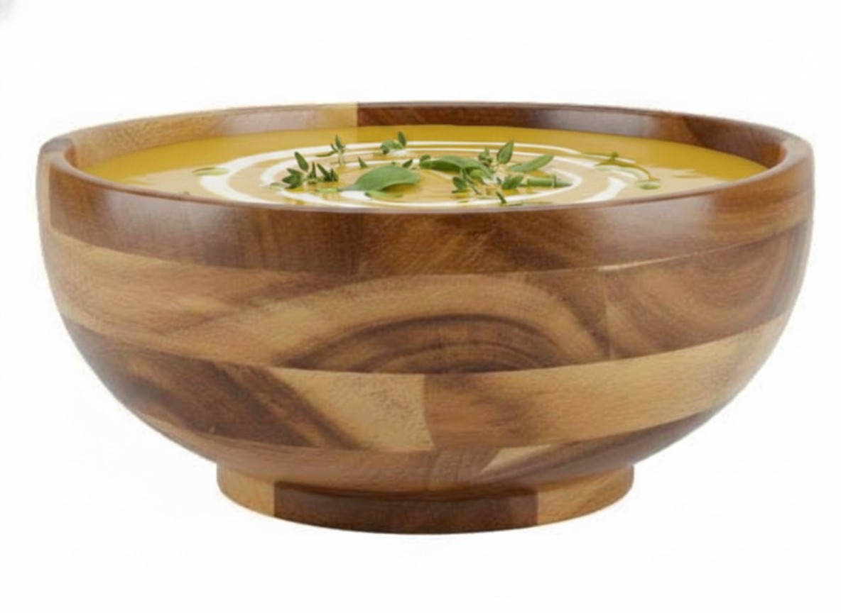 Acacia Wood Serving Bowls - Premium Tableware USA & EU